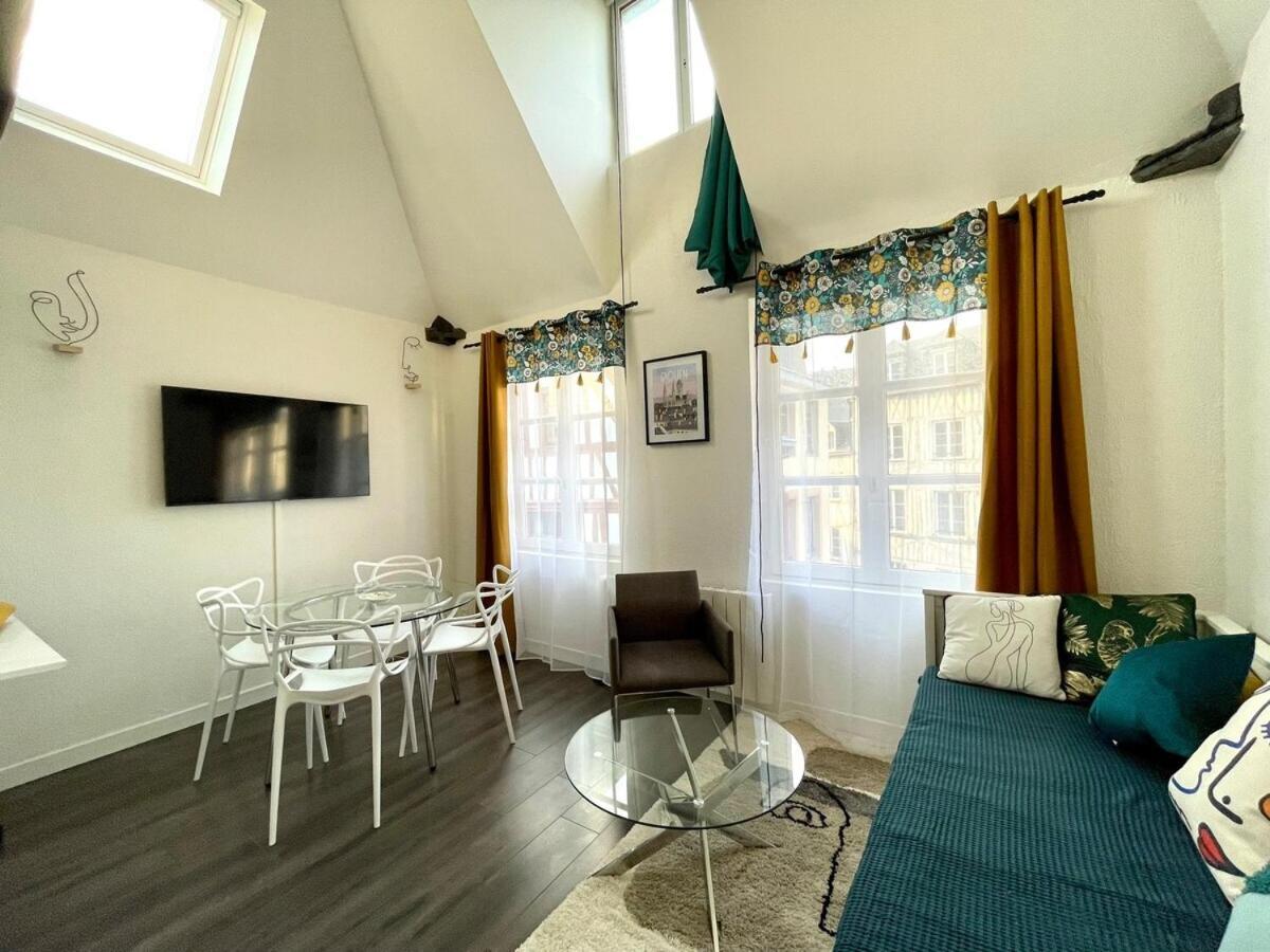 Apartamento Le 1731, Rouen Coeur D'Histoire, Superbe Duplex Exterior foto